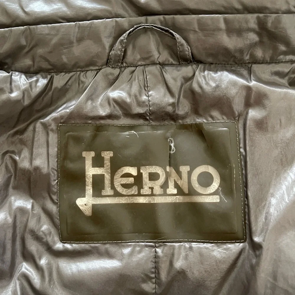 Herno Metallic Gray Puffer Jacket - Picture 11 of 15